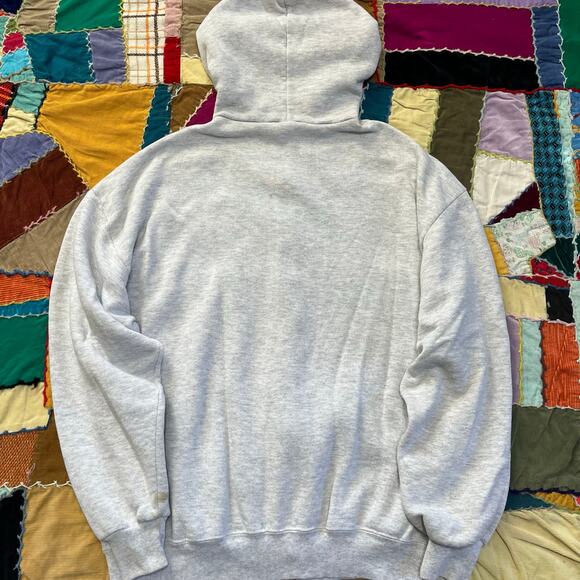 Vintage Jerzees Alabama Grey Full Zip Hoodie Large / XL - Picture 2 of 8